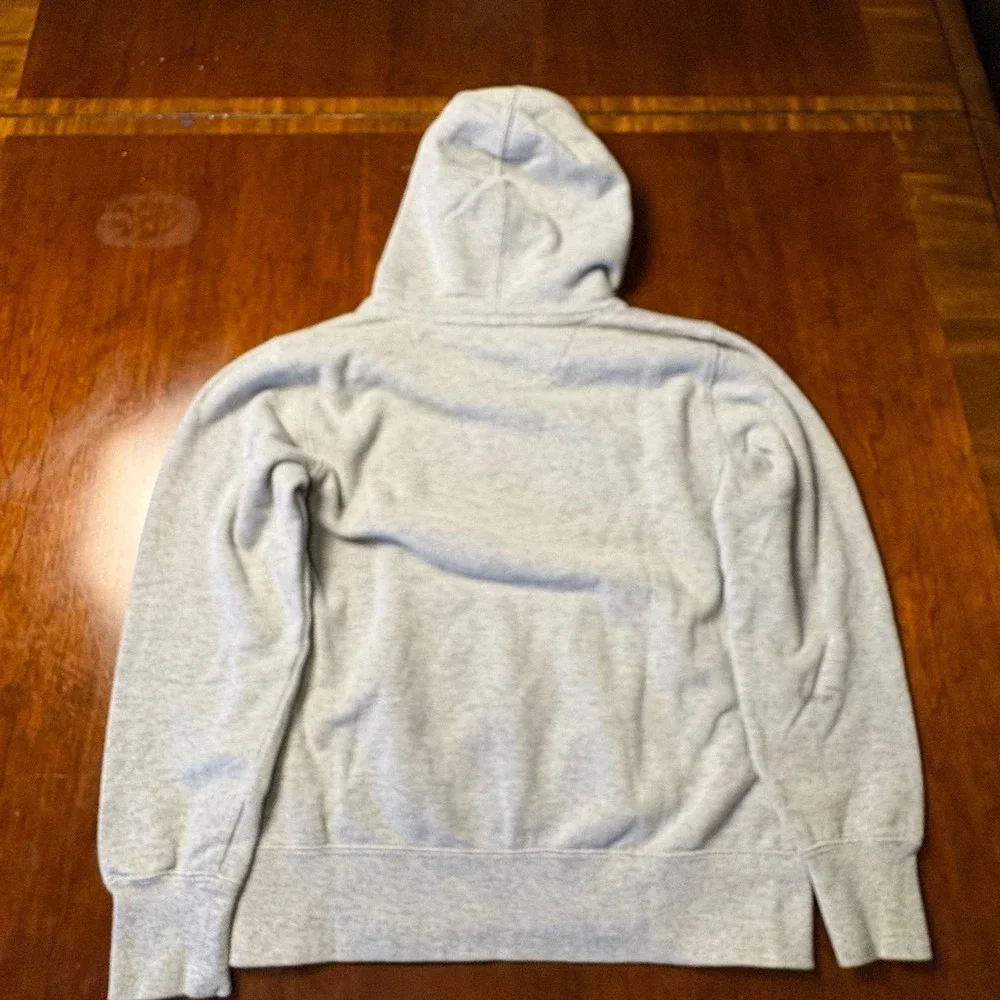 Nike SB Gray Pullover Hoodie Pink Logo Skate Sweatshirt Youth
